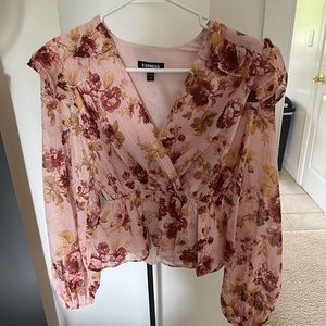 Peplum long sleeved top from Express. XXS